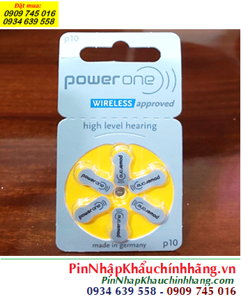 Pin máy trợ thính PowerOne PR536 /Pin số 10_Pin máy điếc PowerOne PR536/10 chính hãng /X.xứ Đức